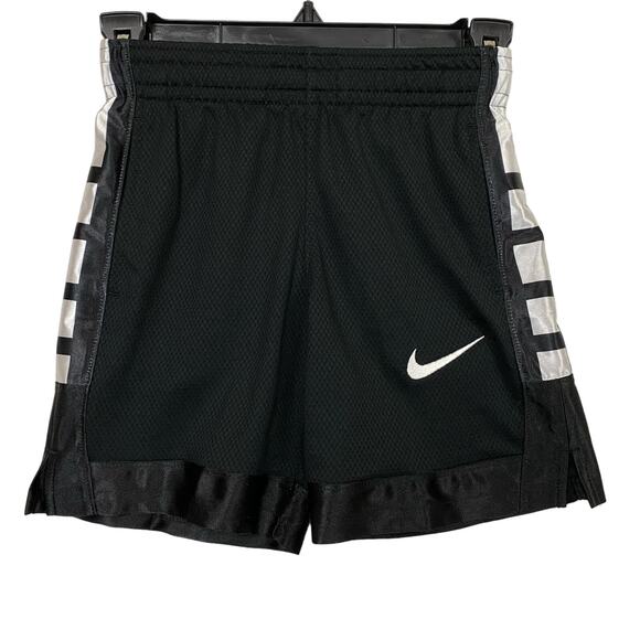 Nike Elite Stripe Black Basketball Shorts Size Extra Small - Picture 2 of 5